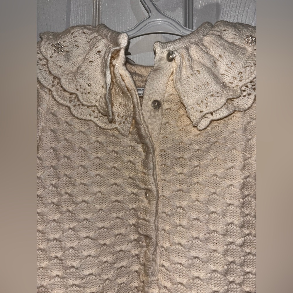 Sarah Louise Knitted Dress in Ivory​ - Picture 7 of 8